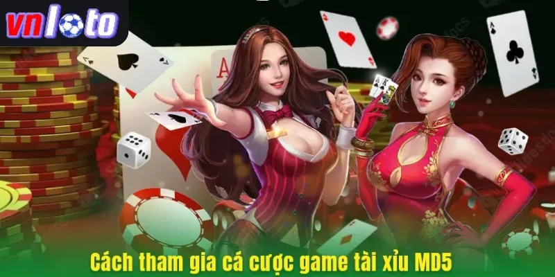 Cách tham gia cá cược game tài xỉu MD5